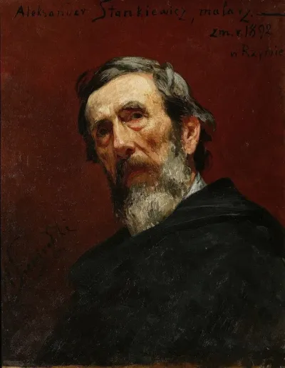 Portrait Of Aleksander Stankiewicz Painter