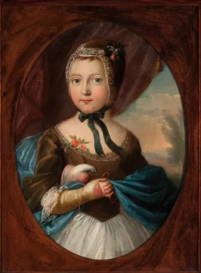 Portrait Of Anna Boguslawska Nee Linowska 1734 1762