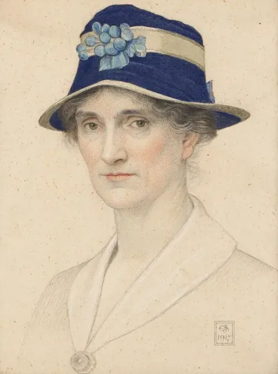 Portrait Of Anna Elizabeth Southall Nee Baker