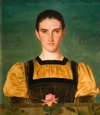 Portrait Of Anne Elizabeth Baker 1859 1947