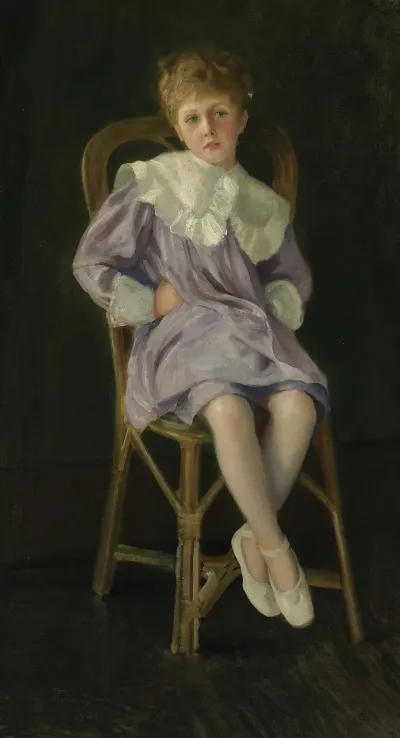 Portrait Of Anthony Eden 1st Earl Of Avon 1897 1977 As A Child