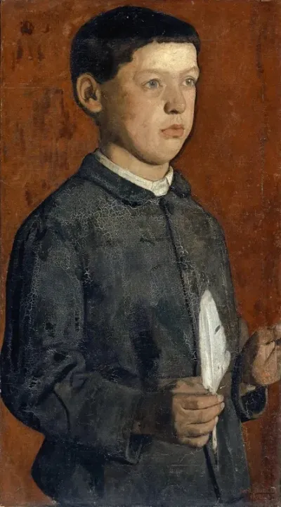 Portrait Of August Hodler The Student