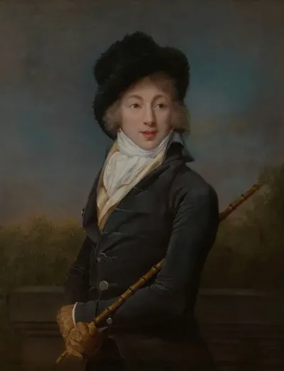Portrait Of Auguste Vestris 1760 1842 French Dancer
