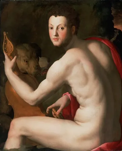 Portrait Of Cosimo I De Medici As Orpheus