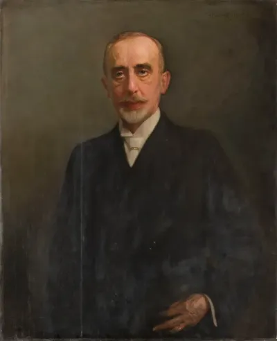 Portrait Of Doctor Mikolaj Rejchman Director Of The Warsaw Philharmonic