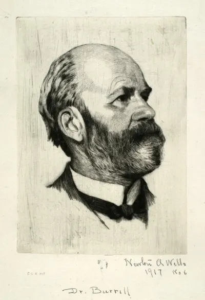 Portrait Of Dr Burrill