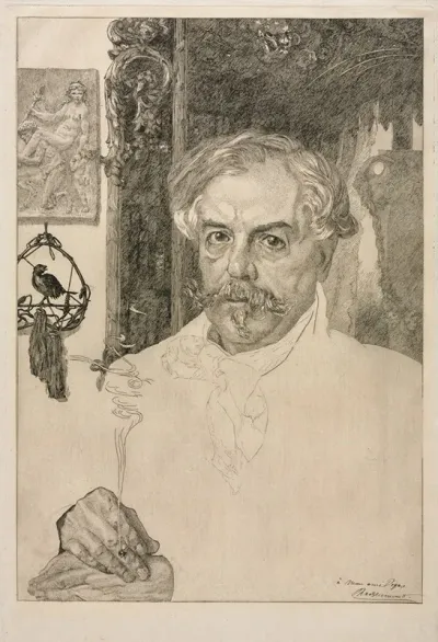 Portrait Of Edmond De Goncourt