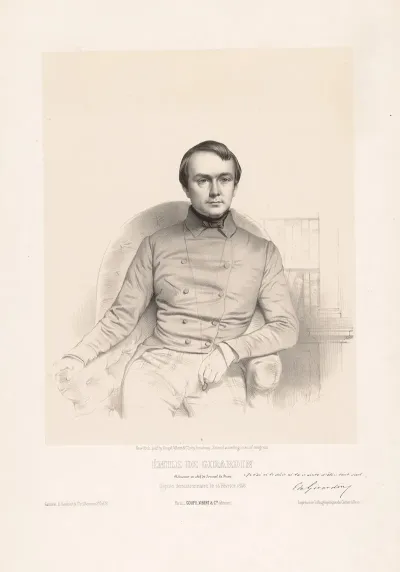 Portrait Of Emile De Girardin