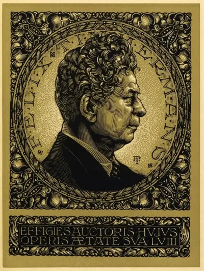 Portrait Of Felix Timmermans 58 Years Old