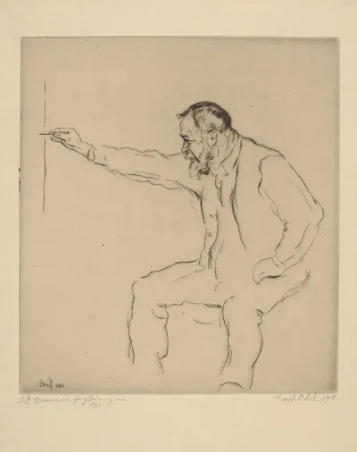 Portrait Of Ferdinand Hodler