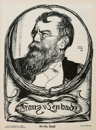 Portrait Of Franz Von Lenbach