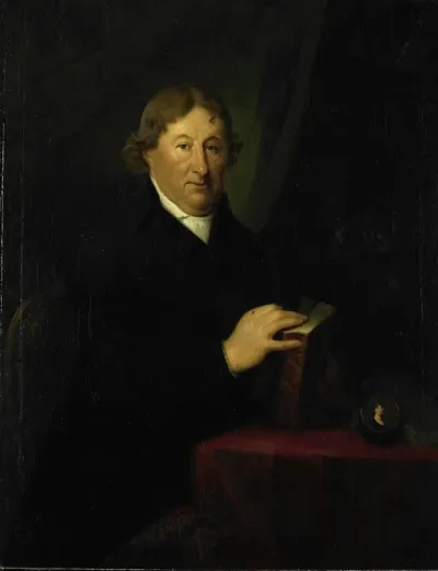 Portrait Of Gerrit Van Der Pot Lord Of Groeneveld Art Collector In Rotterdam