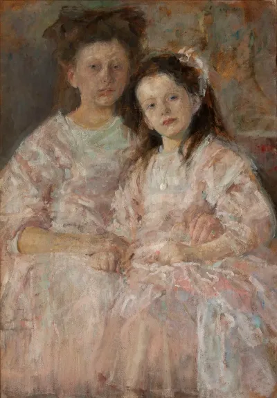 Portrait Of Girls Helena And Wladyslawa Chmielarczyk