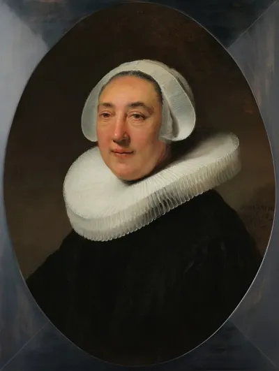 Portrait Of Haesje Jacobsdr Van Cleyburg