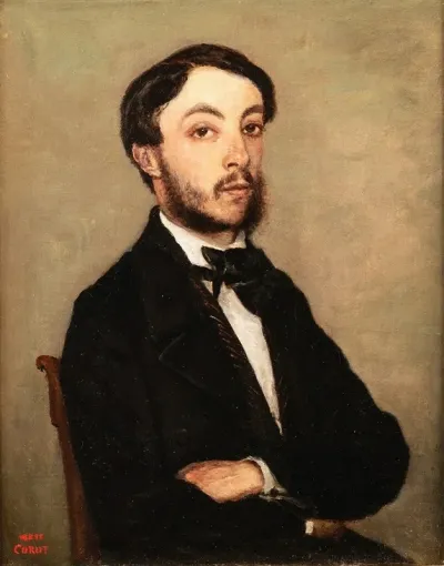 Portrait Of Henri Sennegon Nephew Of Corot 1828 1886