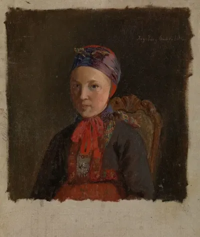 Portrait Of Ingeborg Anderdatter Gulsvig