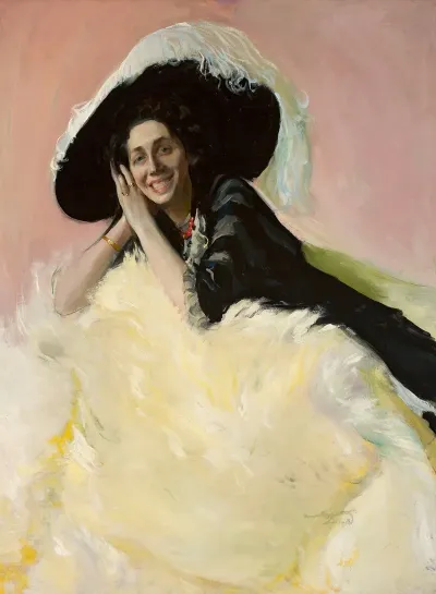 Portrait Of Janina Wilczynska Nee Oltarzewska
