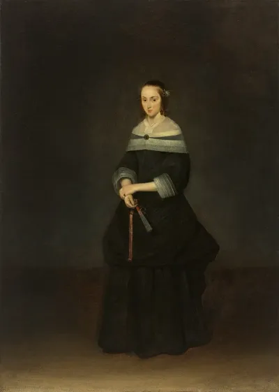 Portrait Of Johanna Quadacker Bannier 1640 1672