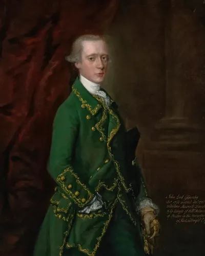Portrait Of John Campbell Viscount Glenorchy 1738 1771