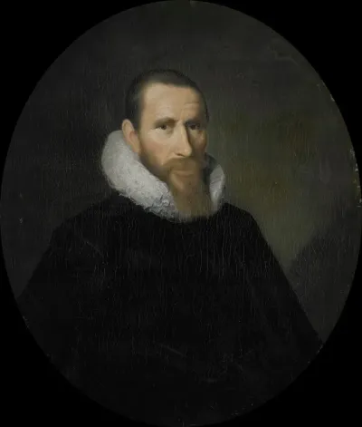 Portrait Of Joost Van Coulster Director Of The Rotterdam Chamber Of The Dutch East India Company Elected 1630