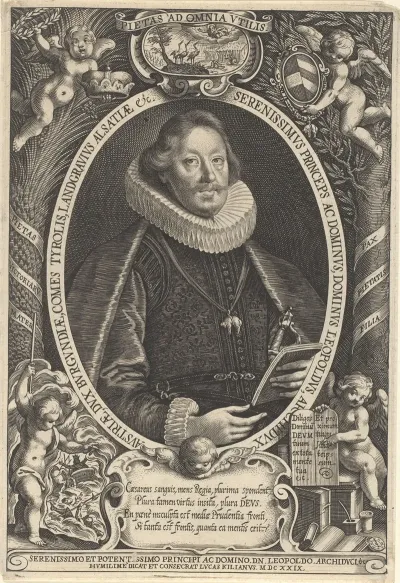 Portrait Of Leopold V Archduke Of Austria