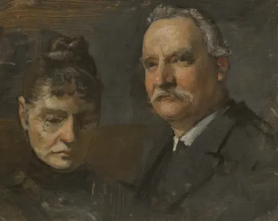 Portrait Of Man And Woman