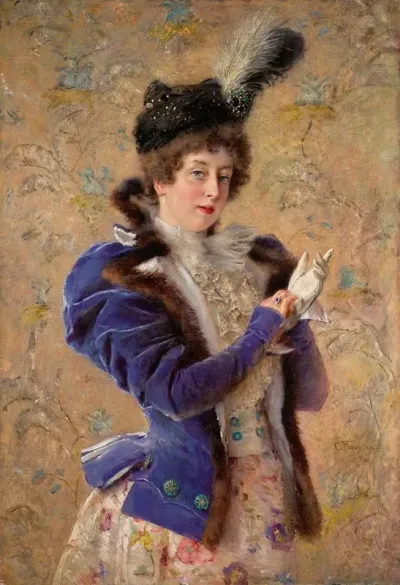 Portrait Of Maria Alexeevna Makovskaya