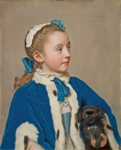 Portrait Of Maria Frederike Van Reede Athlone At Seven Years Of Age