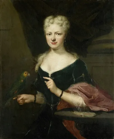 Portrait Of Maria Magdalena Stavenisse Wife Of Jacob De Witte Of Elkerzee Councilor Of Zierikzee
