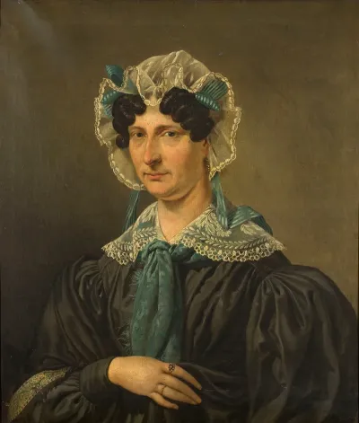Portrait Of Marie Albertine De Vigne Vantroostenberghe