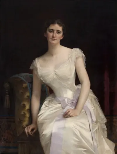 Portrait Of Mary Victoria Leiter The Later Lady Curzon Of Kedleston Vicereine Of India