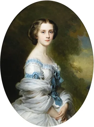 Portrait Of Melanie De Bussiere Comtesse Edmond De Pourtales 1839 1913