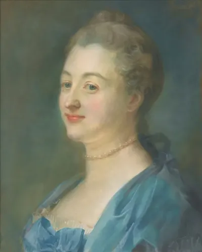 Portrait Of Mme Le Moyne Nee Marie Jeanne Doru Aged 32
