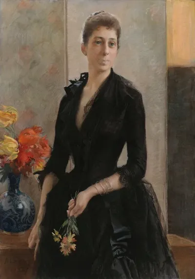 Portrait Of Mme Weissgerber De Stragewicz Later Mme R Berenger