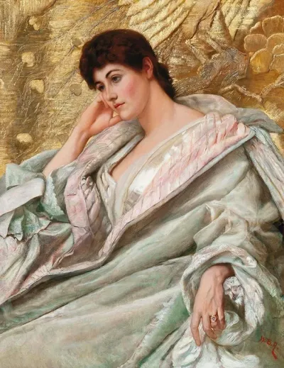 Portrait Of Mrs Charles Rome