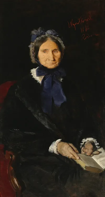 Portrait Of Mrs Falinska Artists Grandmother