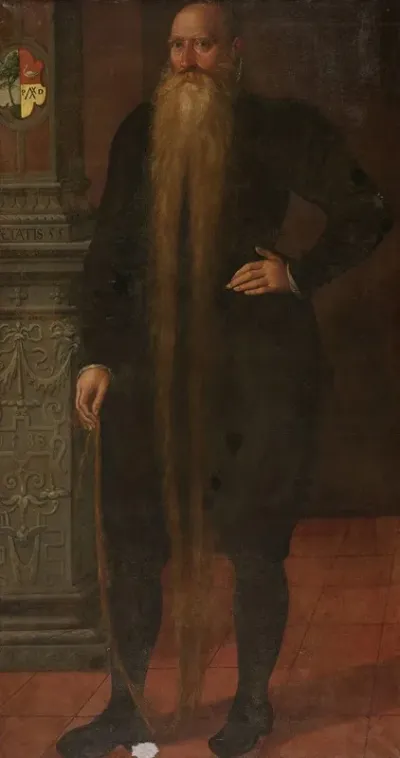 Portrait Of Pieter Dircksz Called Long Beard Council Member Of The Orphan Chamber In Edam