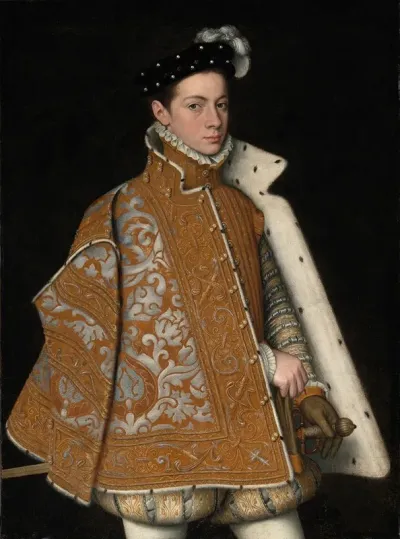 Portrait Of Prince Alessandro Farnese 1545 1592 Later Duke Of Parma And Piacenza