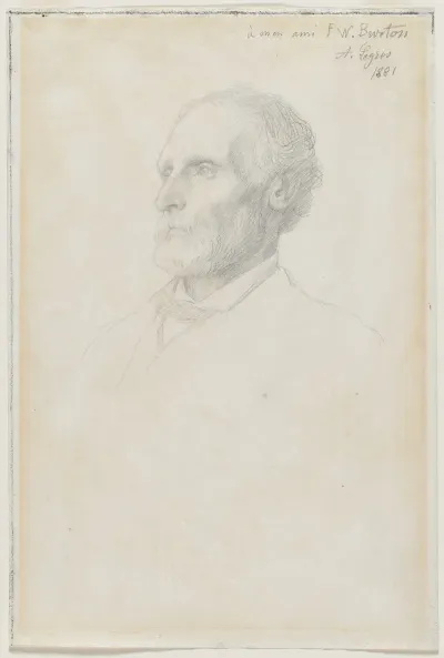 Portrait Of Sir Frederick W Burton Director Of The National Gallery London 2