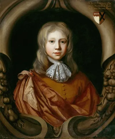 Portrait Of Sir John Perceval 3rd Bt 1660 1686