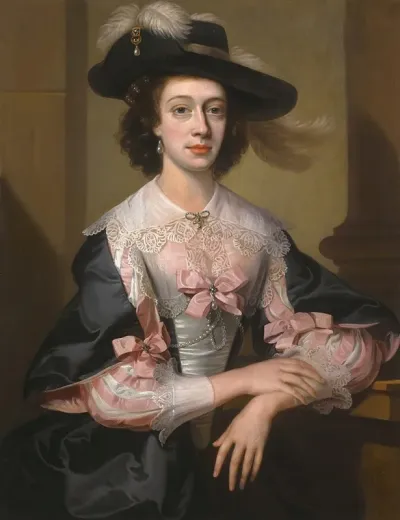 Portrait Of Susan Mrs Henry Hoare Of Stourhead D 1743