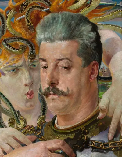 Portrait Of Tadeusz Blotnicki With Medusa