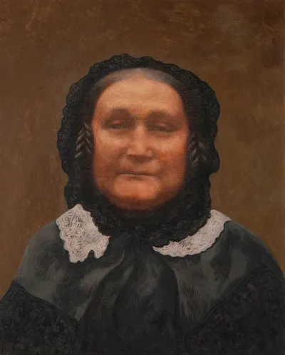 Portrait Of Teodora Pilsudska Nee Butler Grandmother Of Marshal Jozef Pilsudski