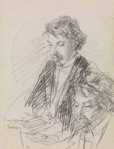Portrait Of The Artist Henry De Groux