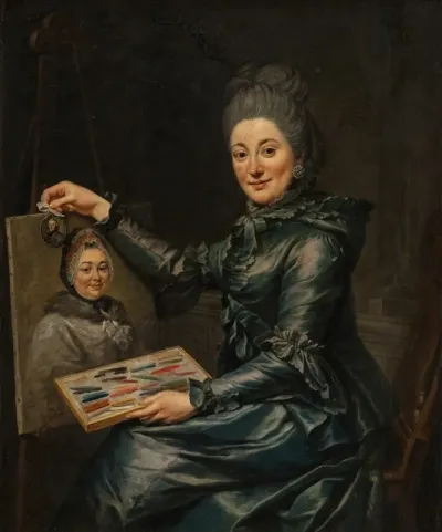 Portrait Of The Artists Daughter Elisabeth Married Lampe