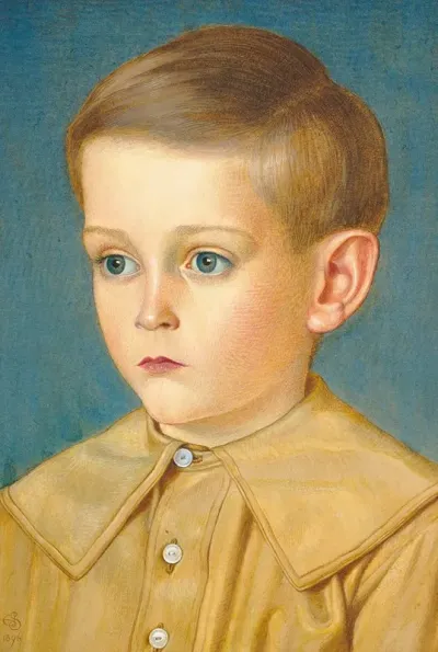 Portrait Of The Artists Nephew Edward Stafford Allen