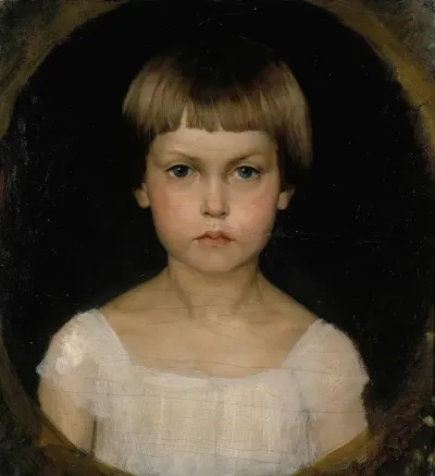 Portrait Of The Artists Sister Berta Edelfelt