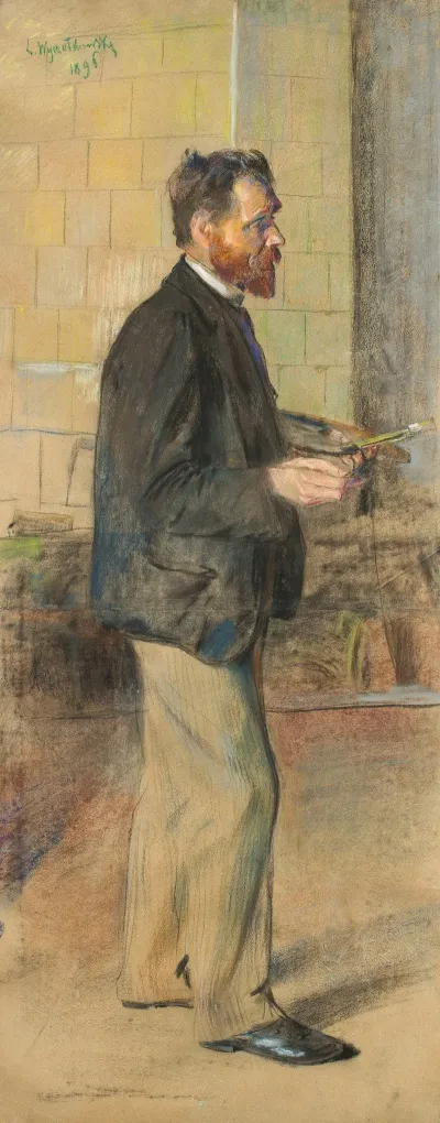 Portrait Of The Painter Waclaw Koniuszko