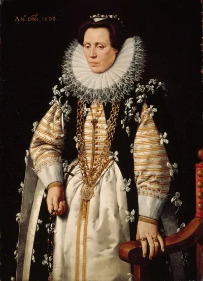 Portrait Of The Wife Of Nicolas De Hellincx