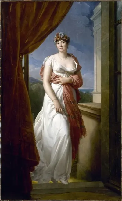 Portrait Of Theresia Cabarrus 1773 1835 Wife Tallien Then Princess Of Caraman Chimay